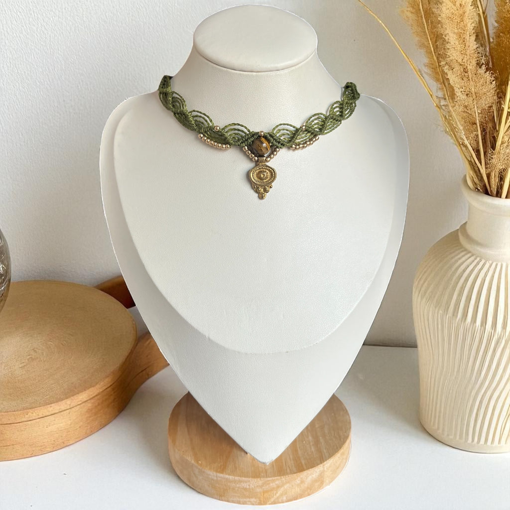 Tiger’s Eye personal power choker