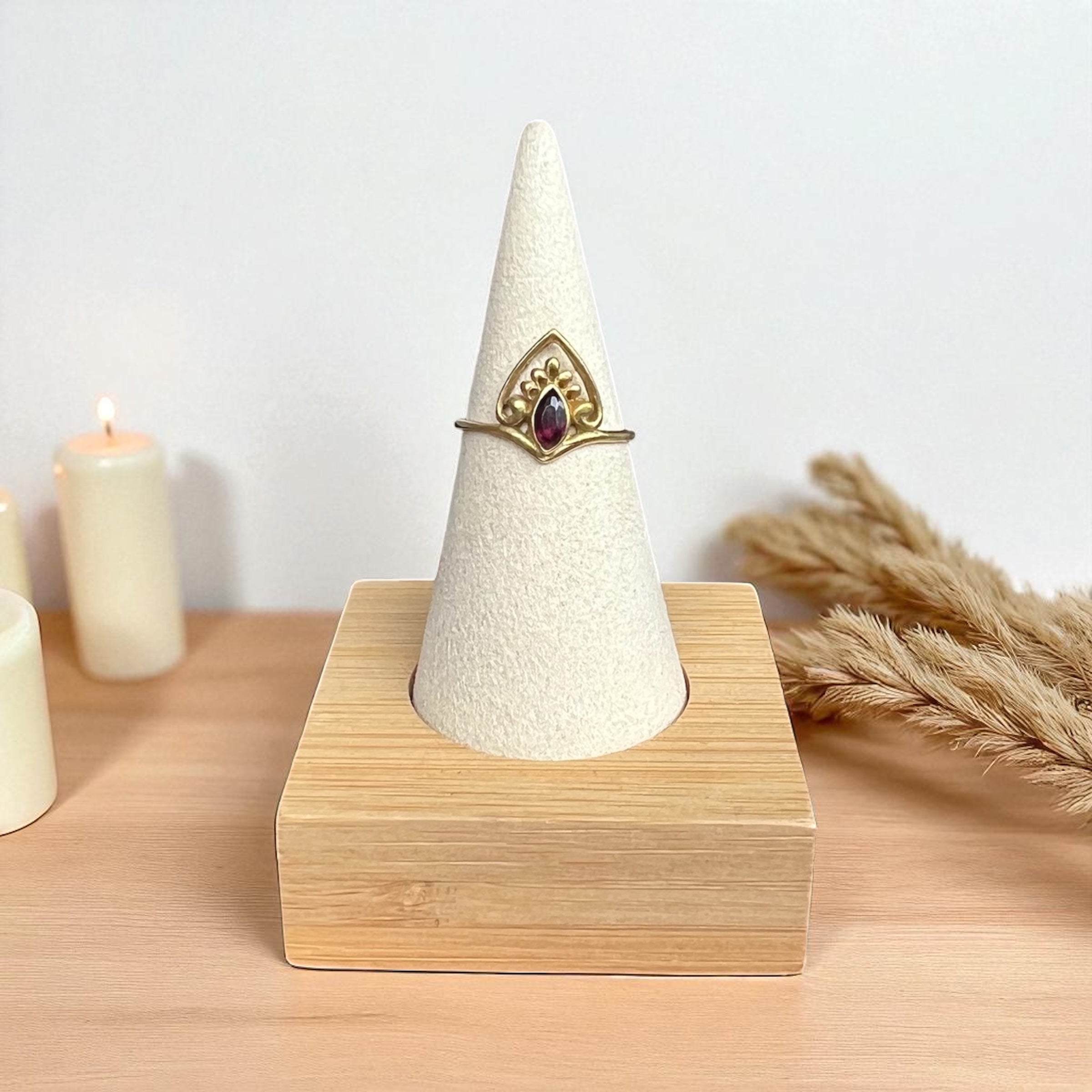 Sacred Garnet Ring | Size 7