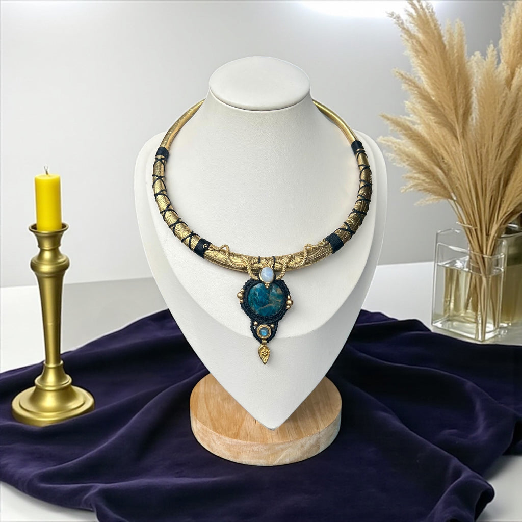 Serpent warrior necklace