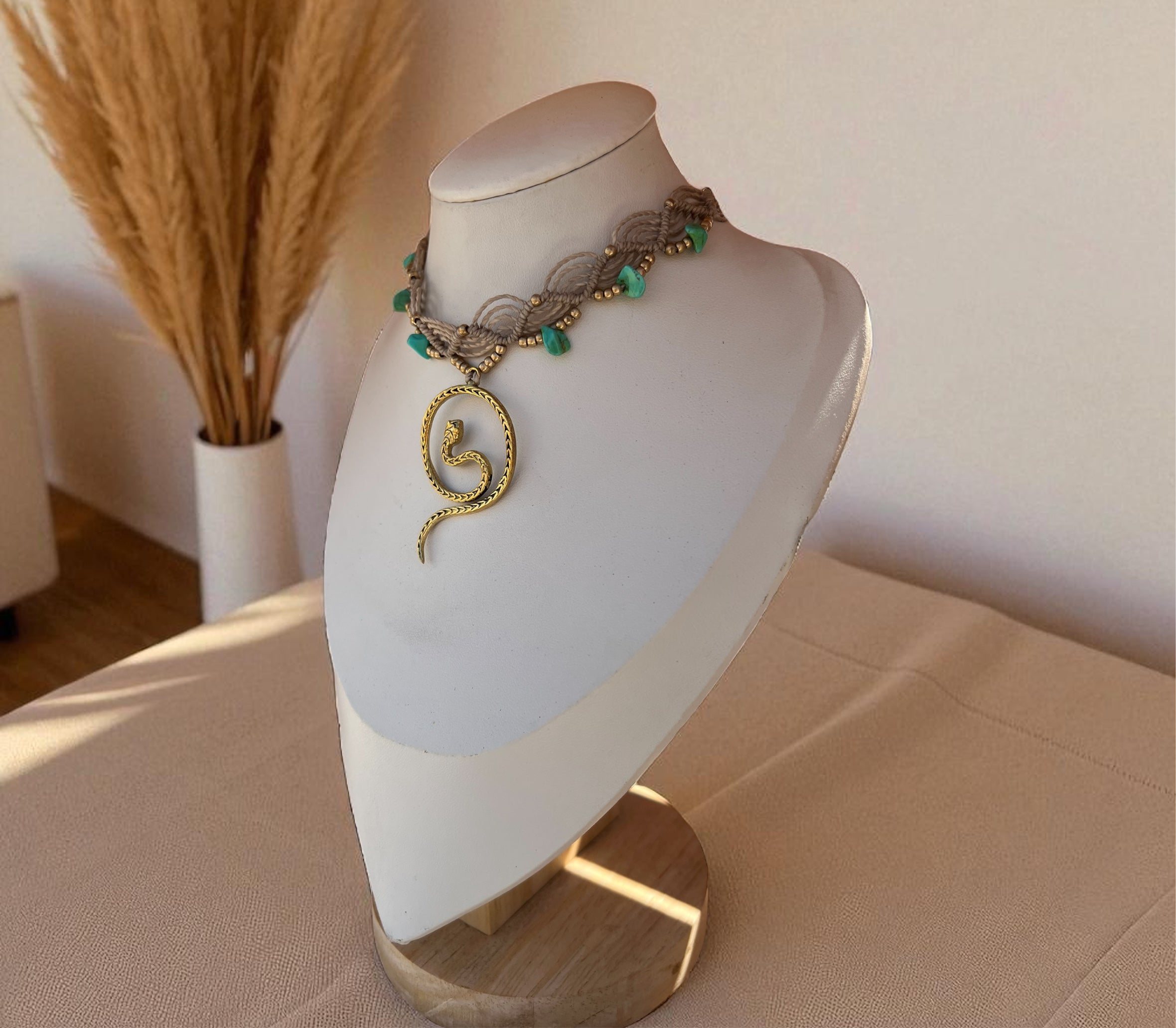 Snake chocker- wisdom and transformation