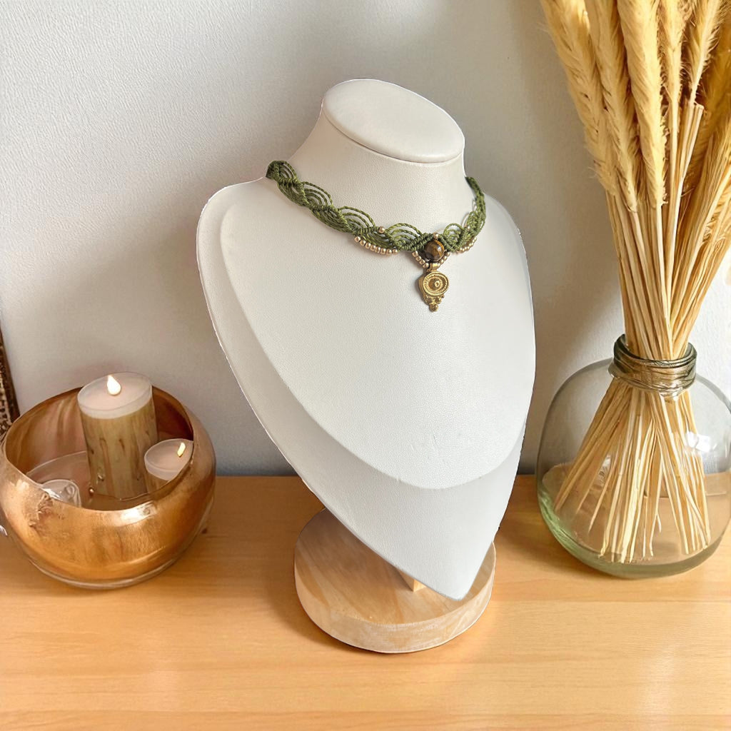 Tiger’s Eye personal power choker