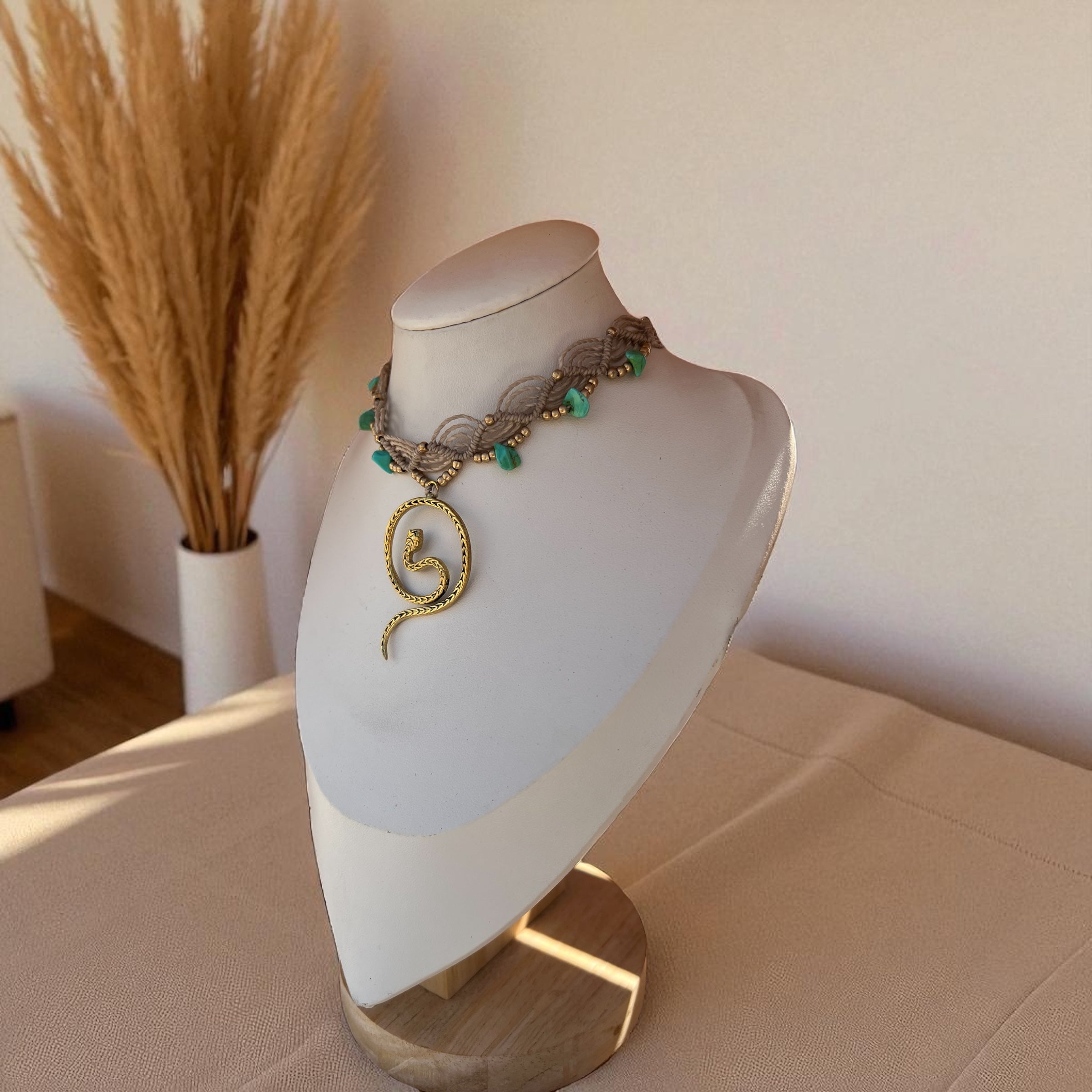 Snake chocker- wisdom and transformation