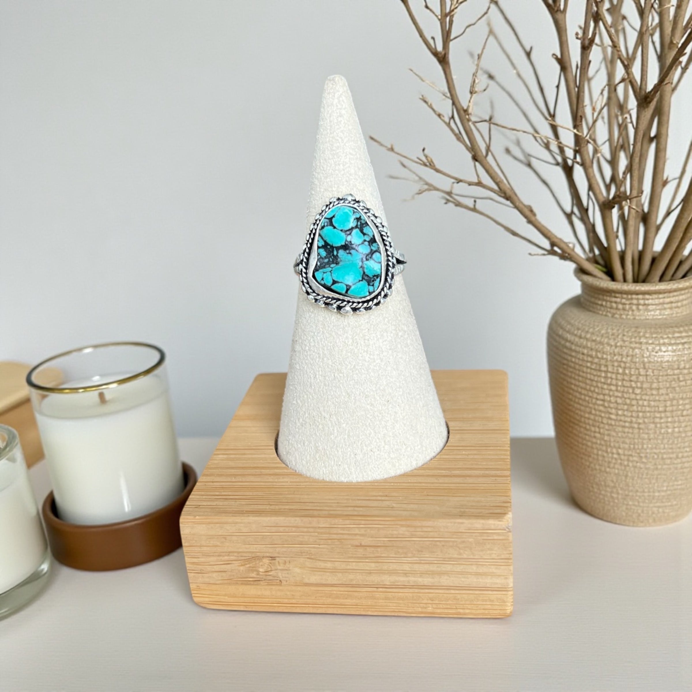 Turquoise silver ring