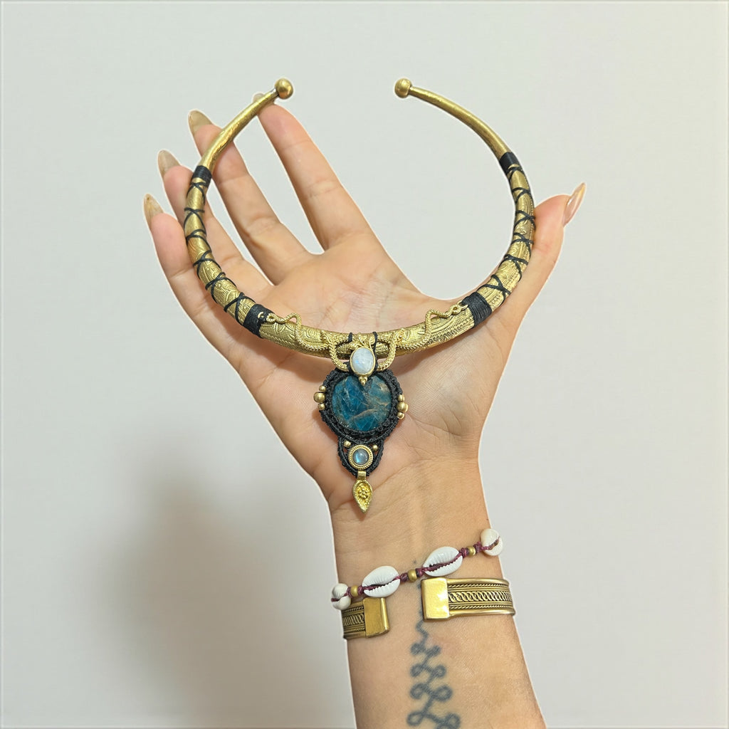 Serpent warrior necklace