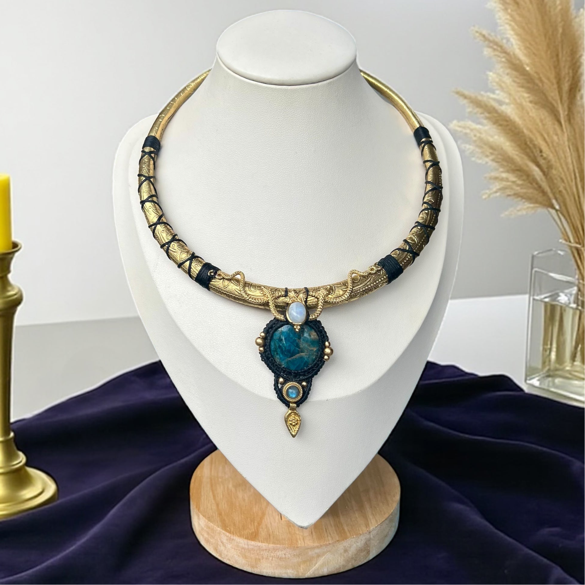 Serpent warrior necklace