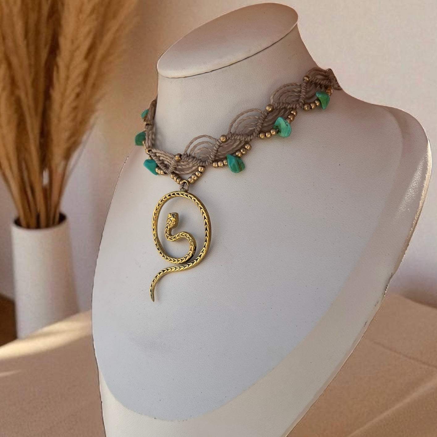 Snake chocker- wisdom and transformation