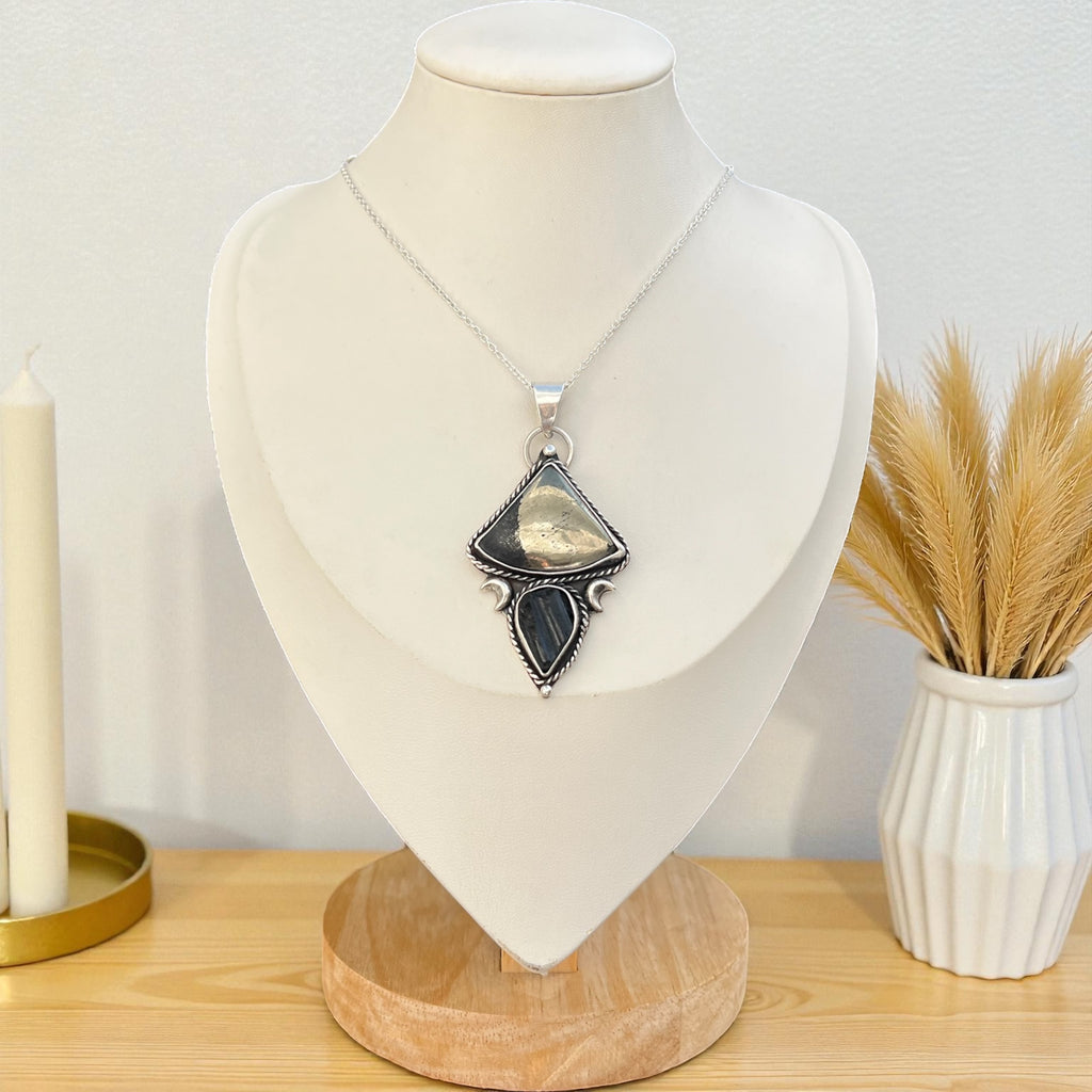 Pyrite and Black tourmaline