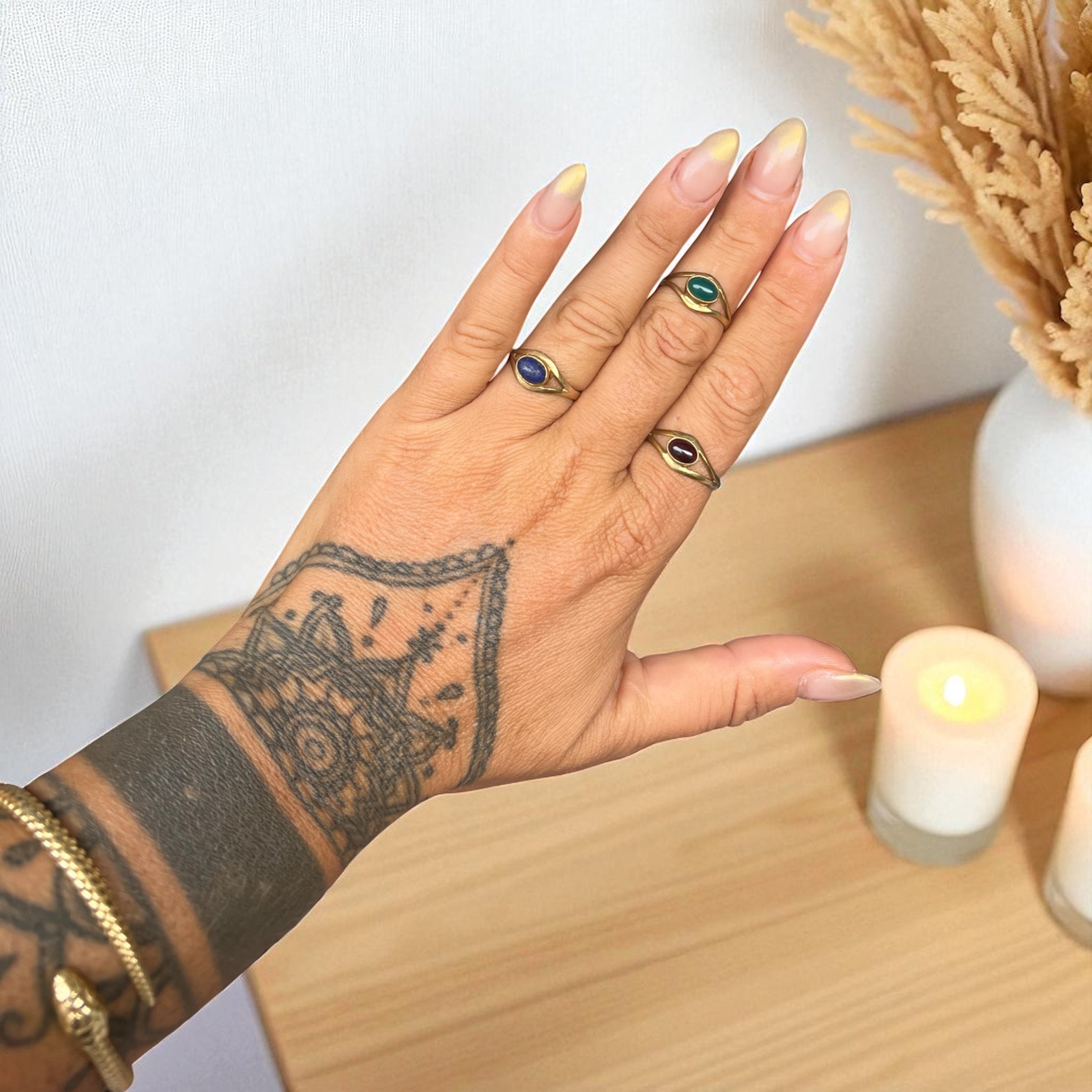 Eye of Protection Brass Ring