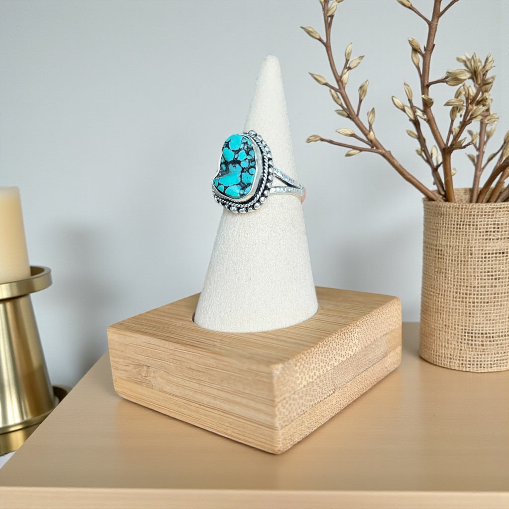 Turquoise silver ring