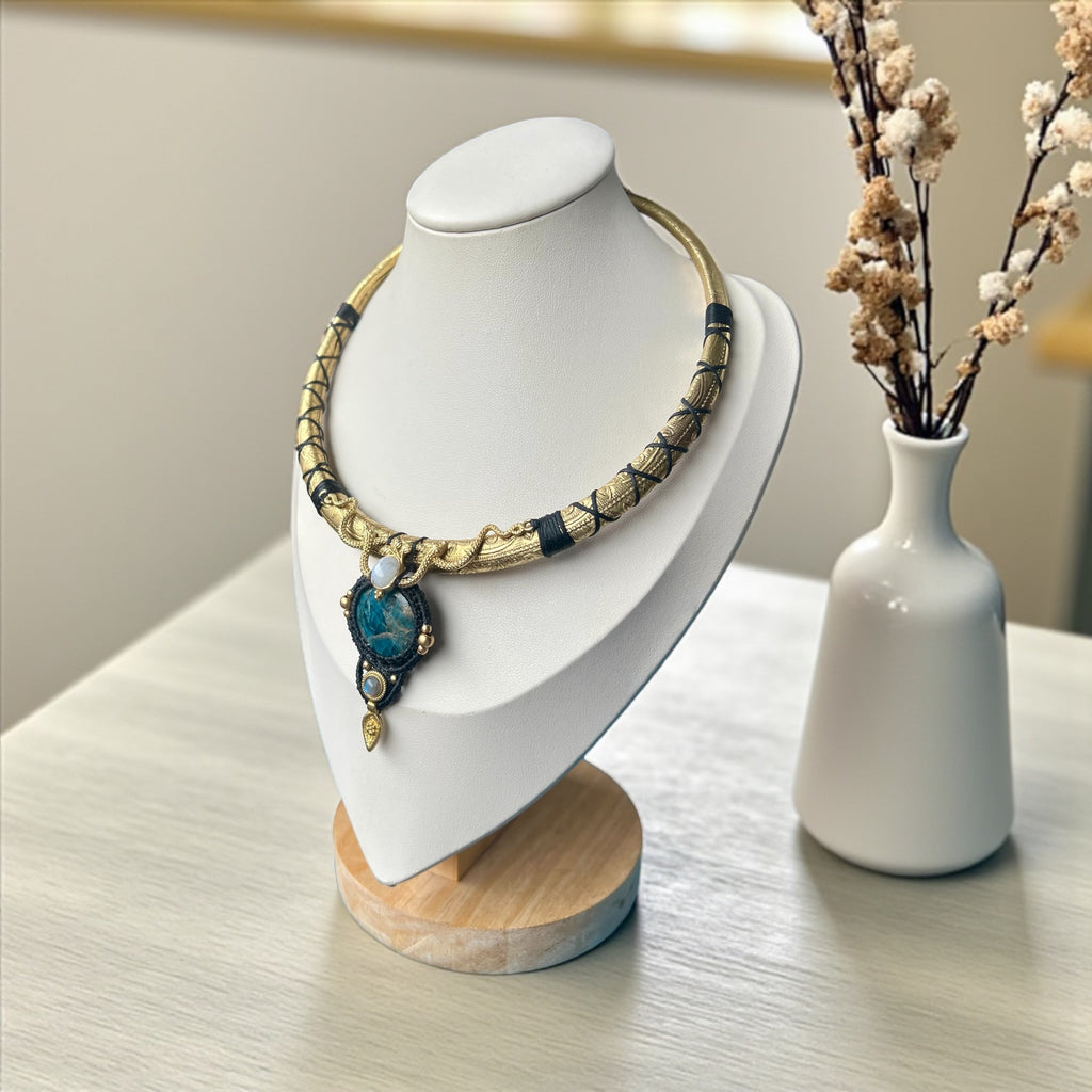 Serpent warrior necklace