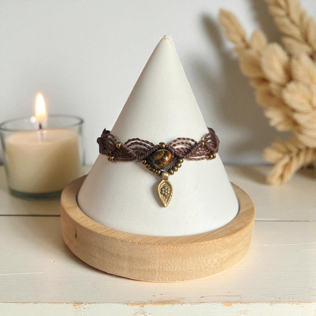 Tiger’s Eye Adjustable Bracelet / Anklet