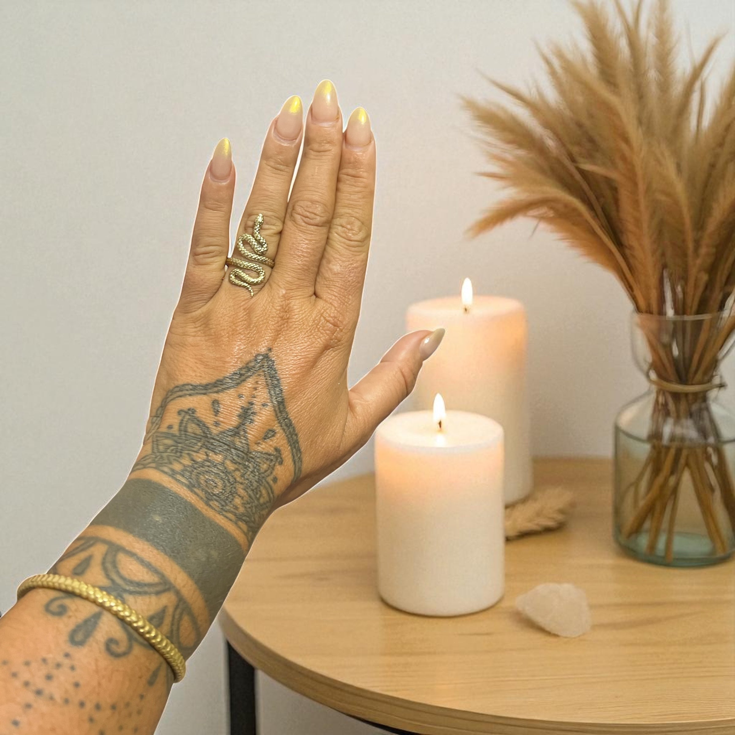 Brass Snake Ring – Symbol of Transformation and Protection