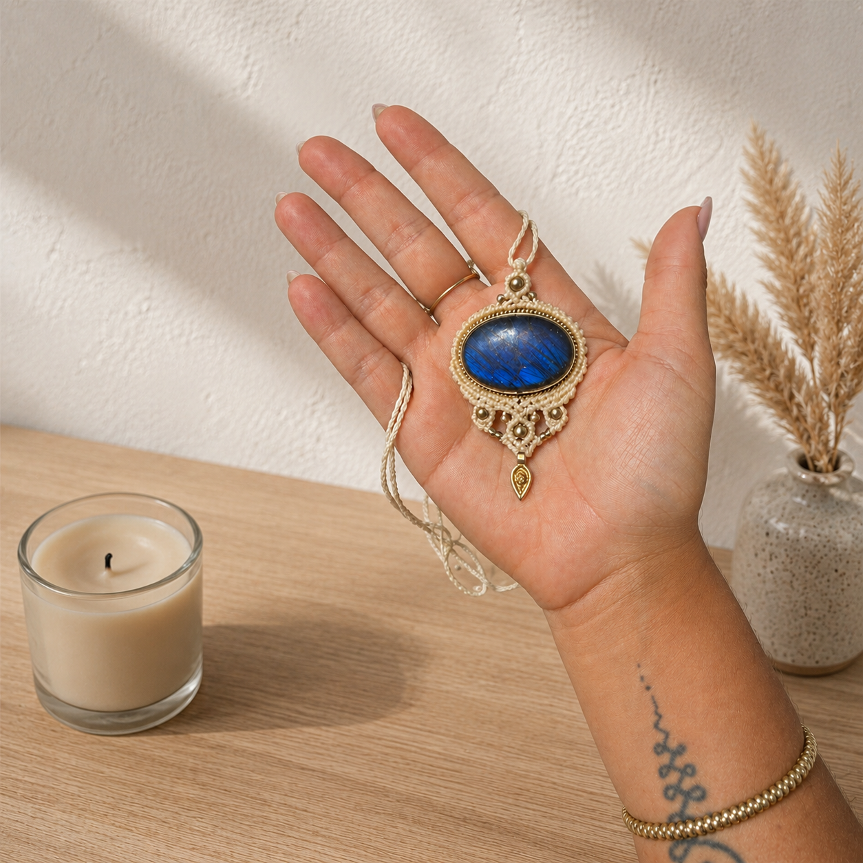 Labradorite pendant