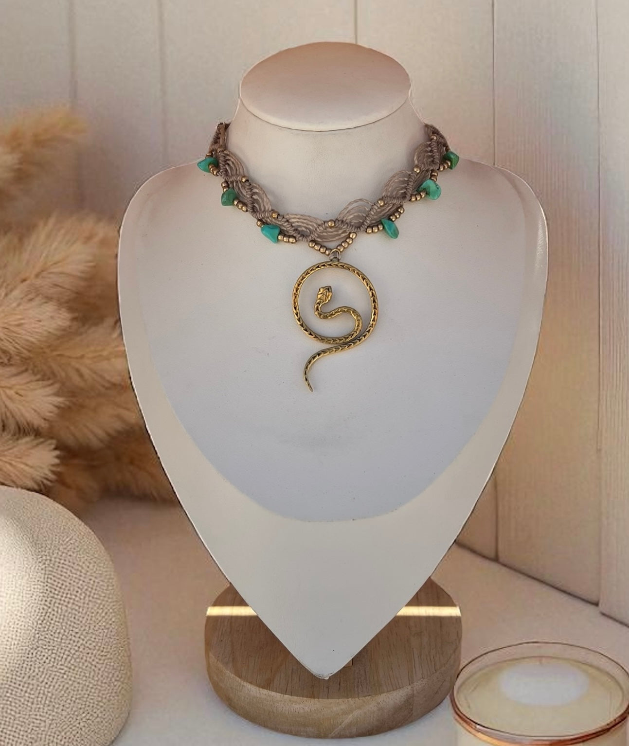 Snake chocker- wisdom and transformation