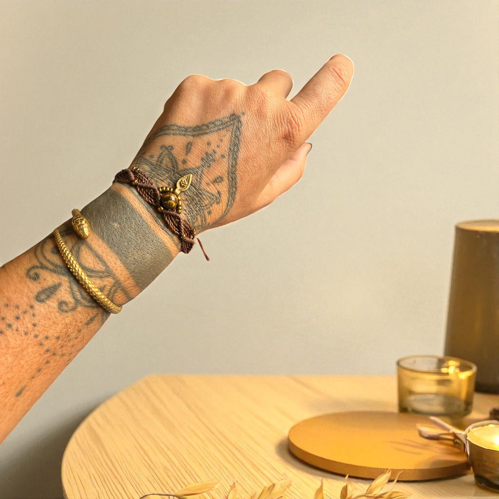 Tiger’s Eye Adjustable Bracelet / Anklet