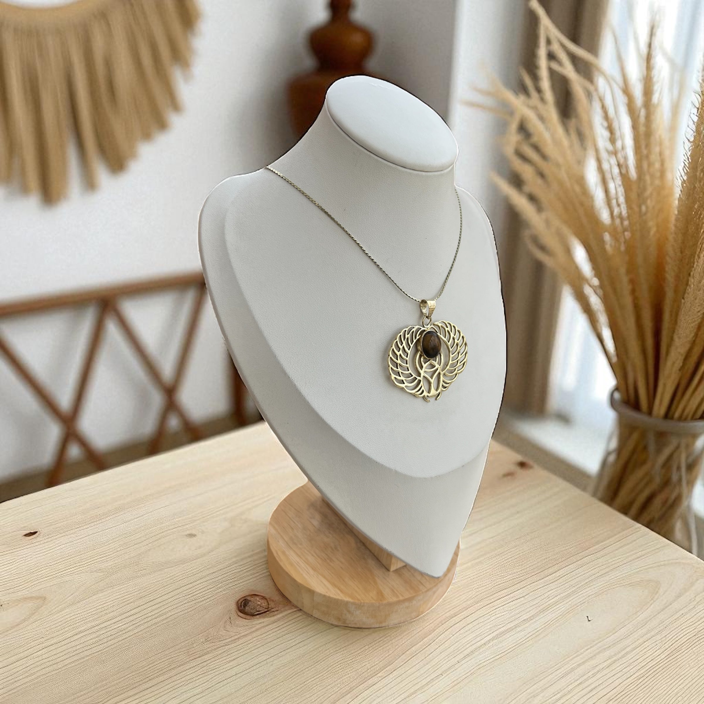 Scarab Necklace – Egyptian Protection & Strength Pendant