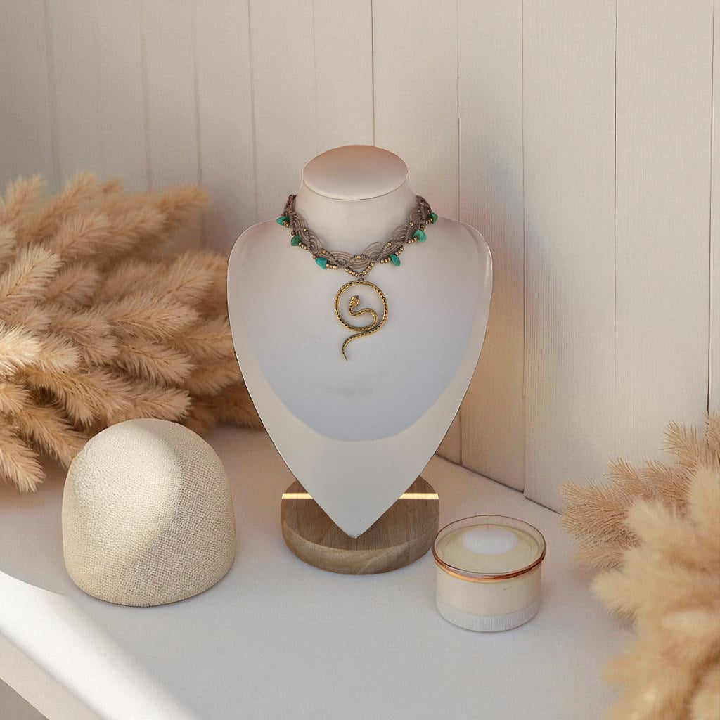 Snake chocker- wisdom and transformation