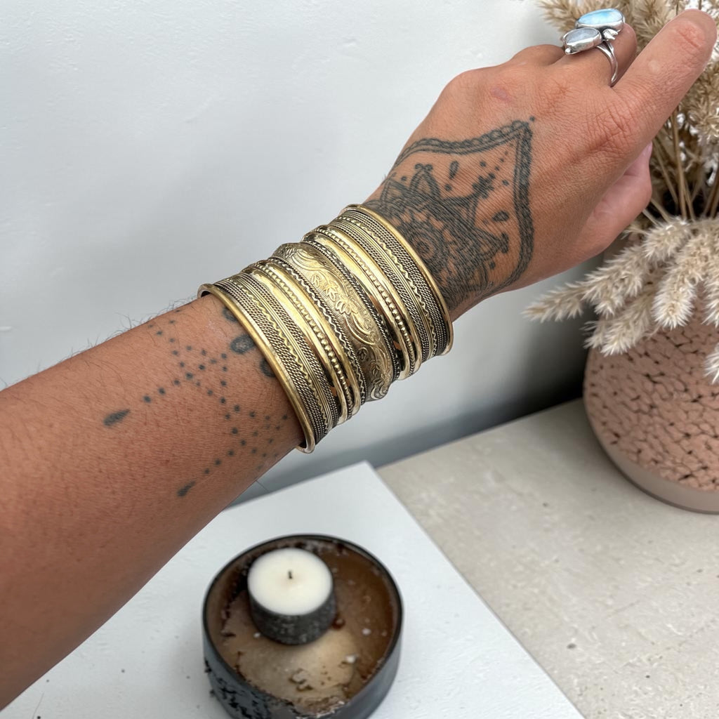 Brass bracelet - Statement Cuff