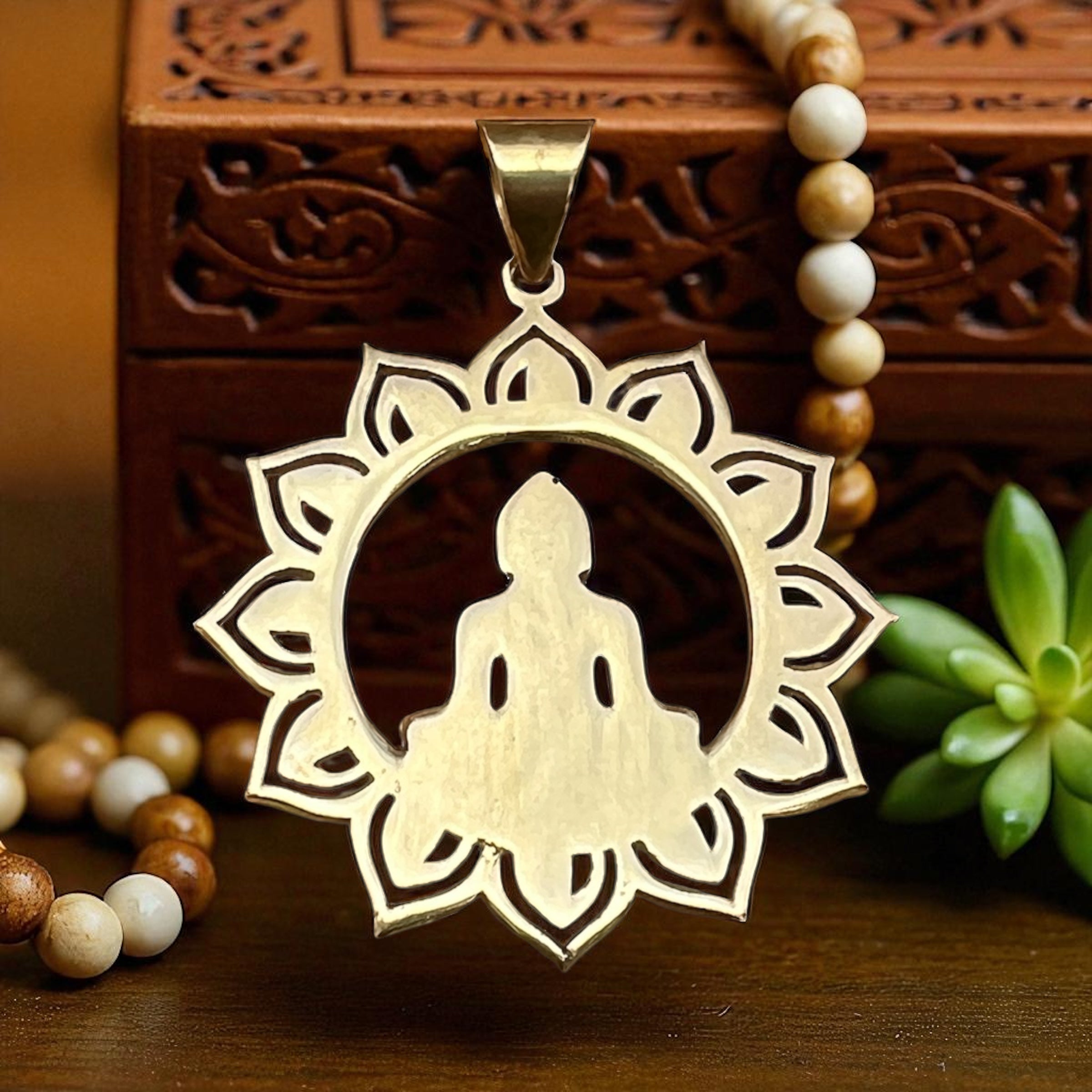 Lotus Buddha Necklace – Symbol of Inner Peace & Enlightenment