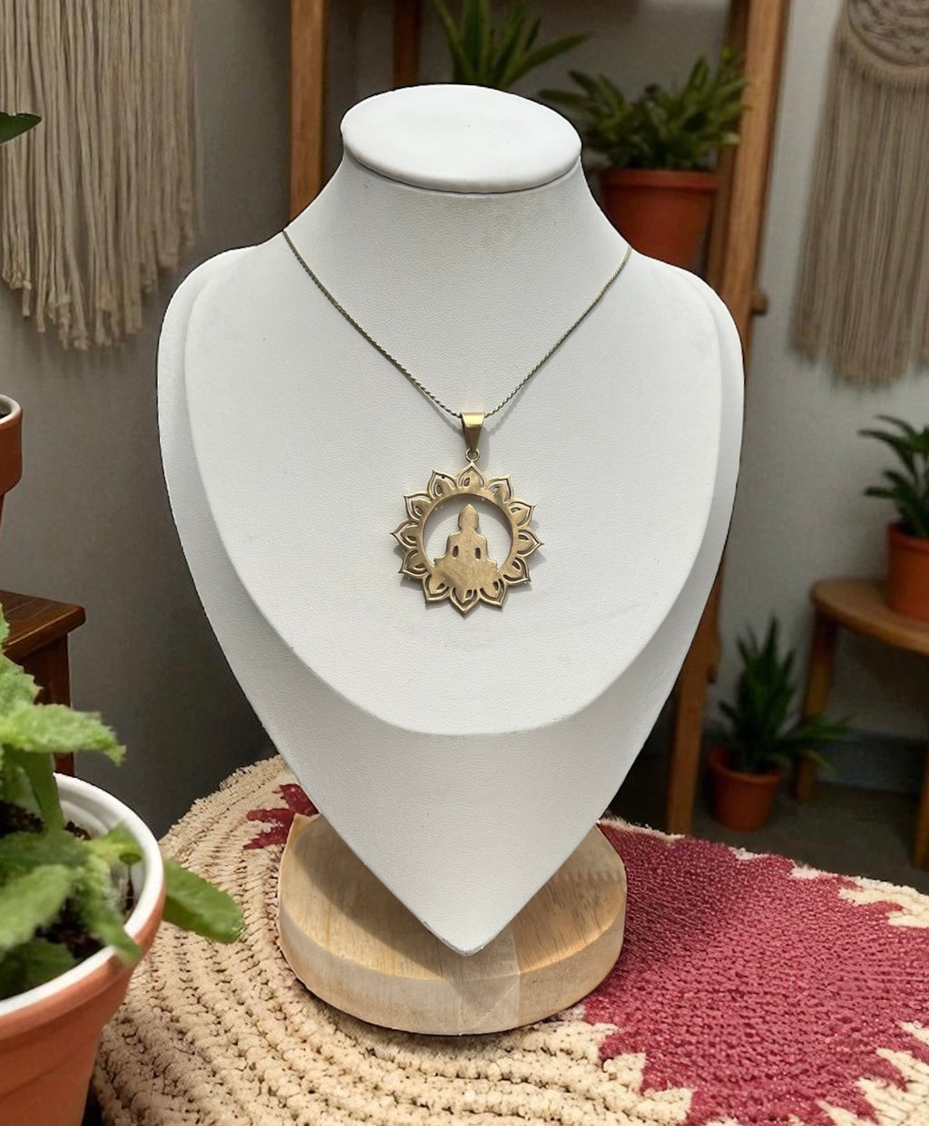 Lotus Buddha Necklace – Symbol of Inner Peace & Enlightenment