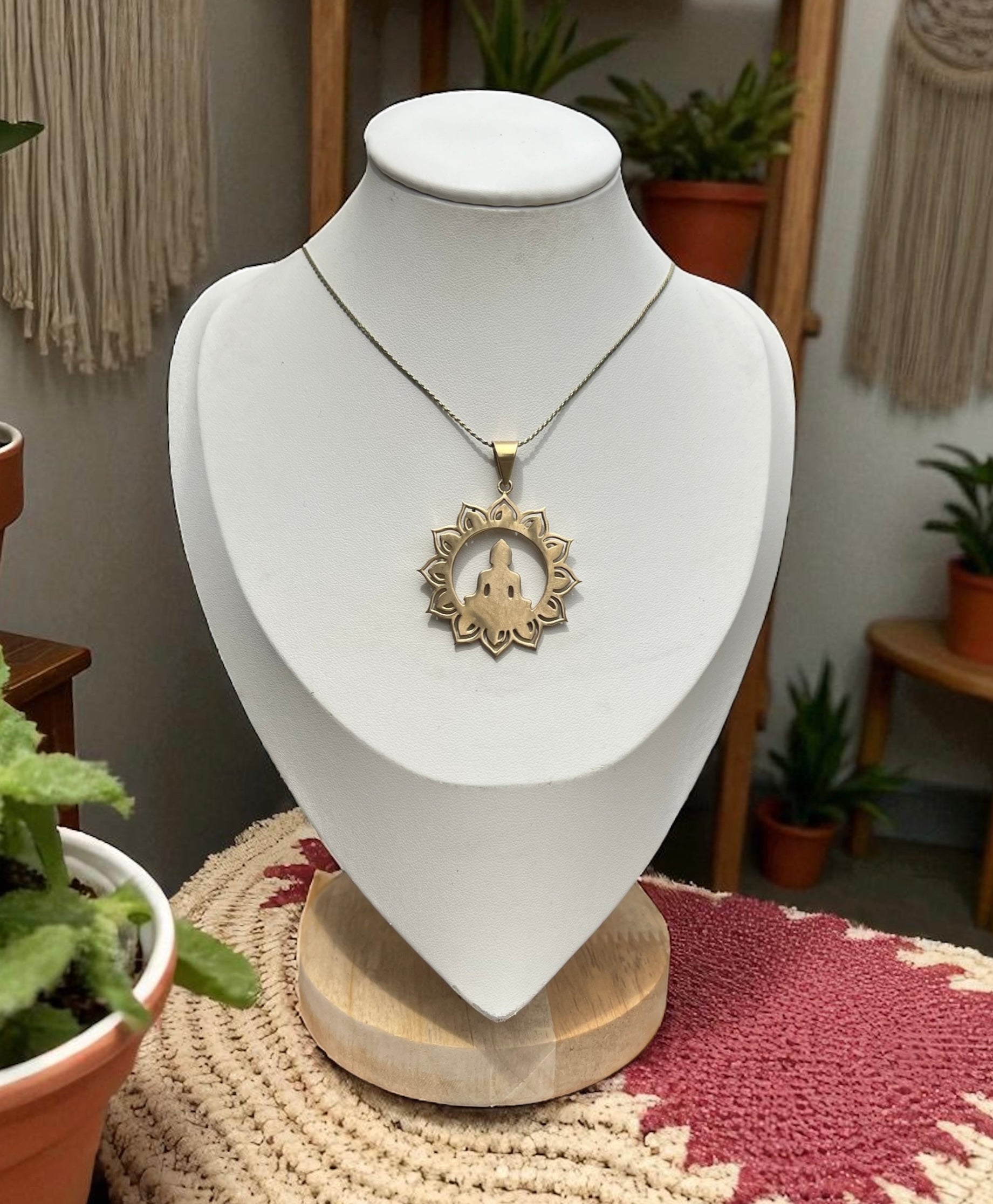 Lotus Buddha Necklace – Symbol of Inner Peace & Enlightenment