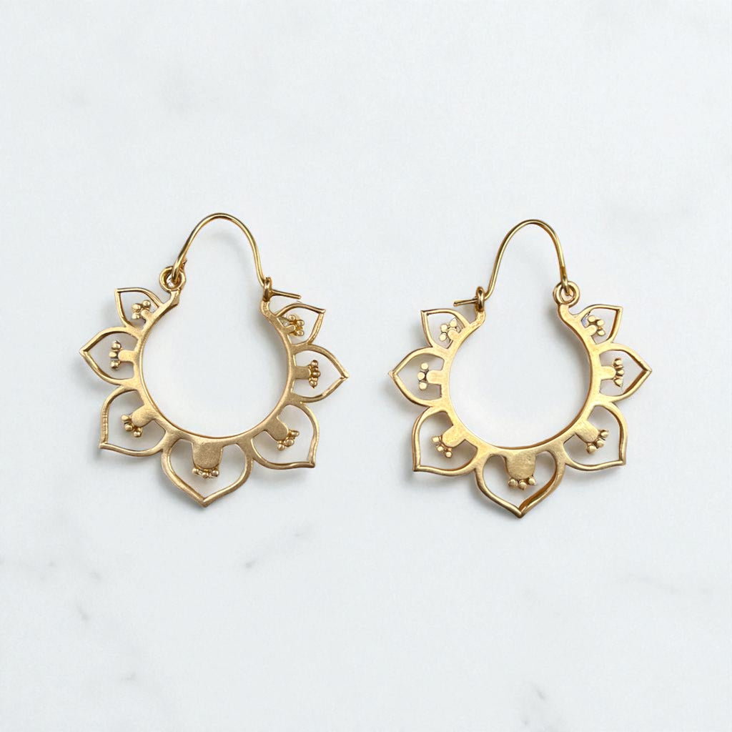 Lotus Bloom Earrings