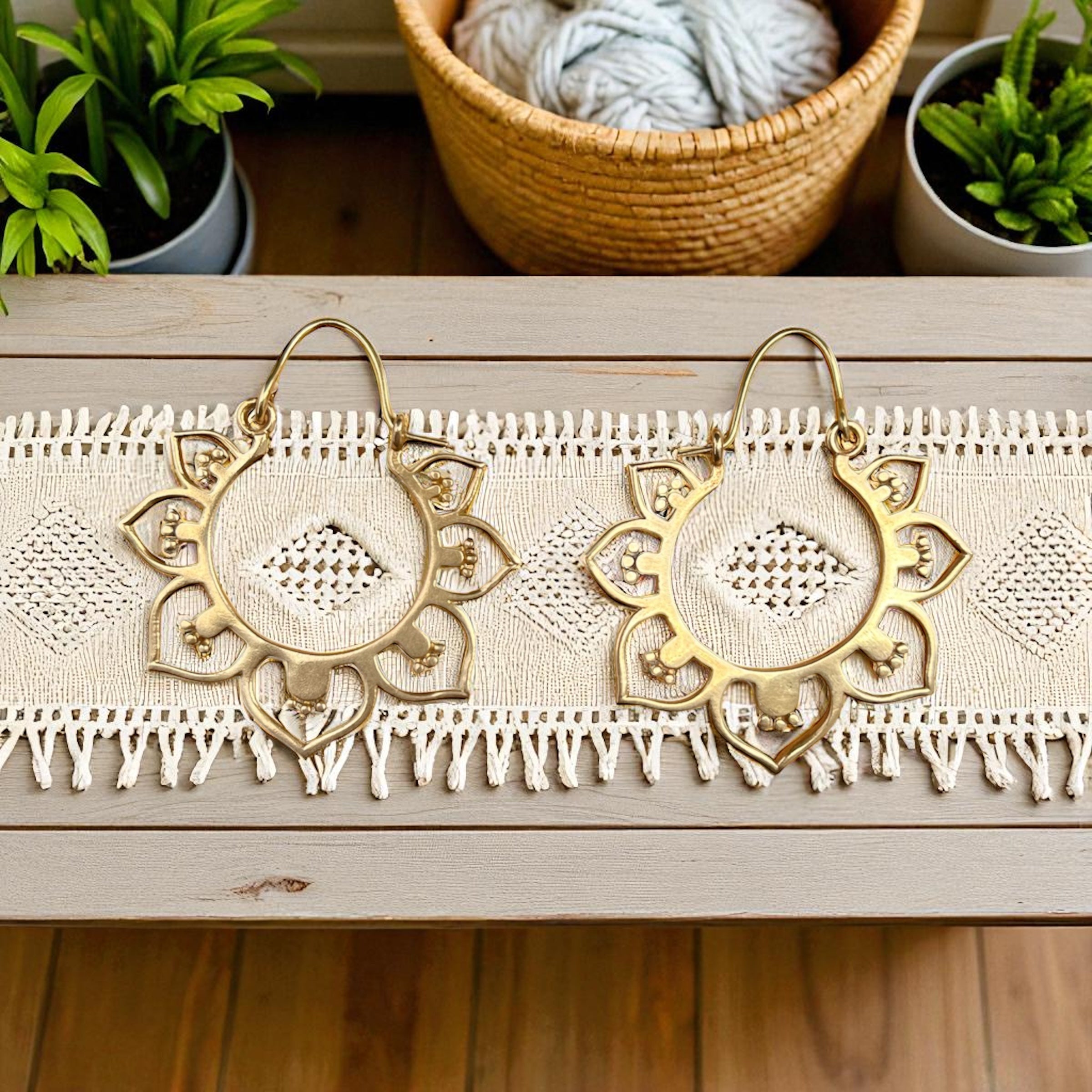Lotus Bloom Earrings