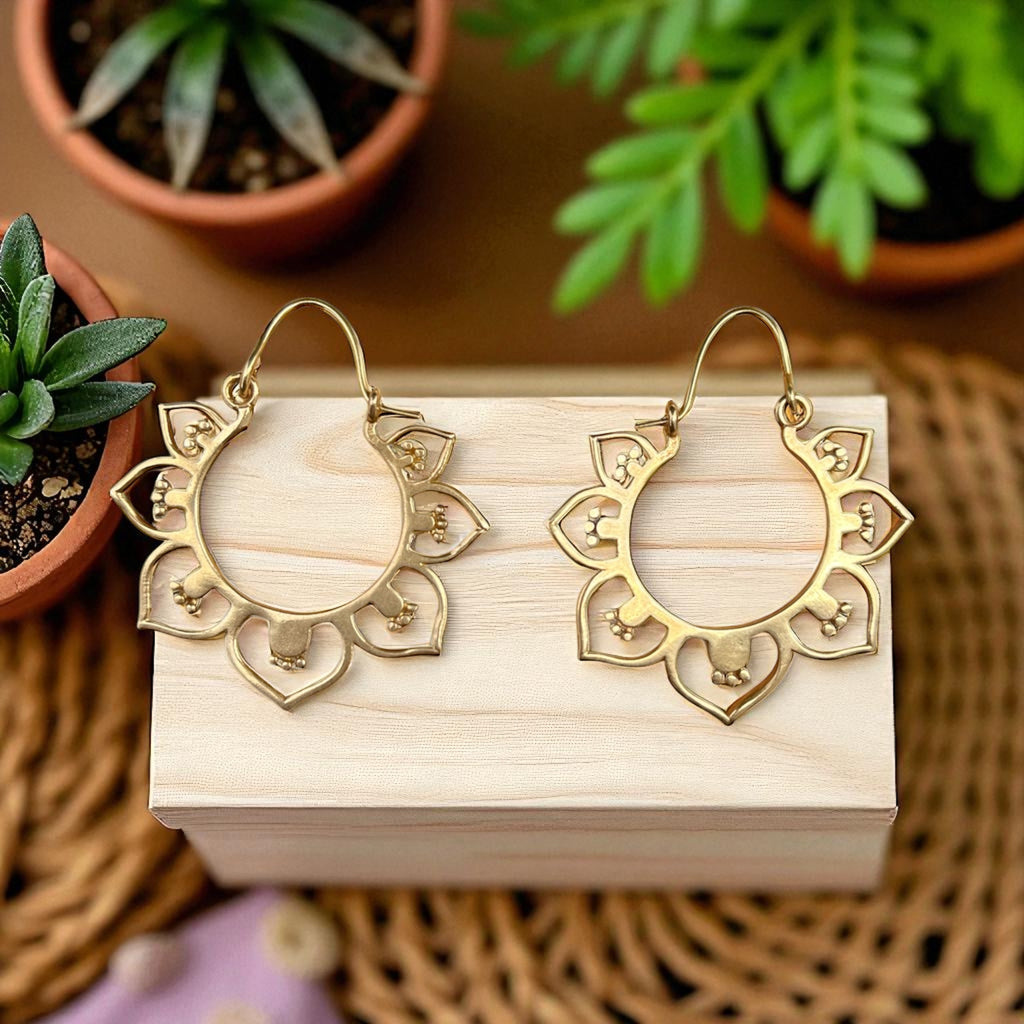Lotus Bloom Earrings
