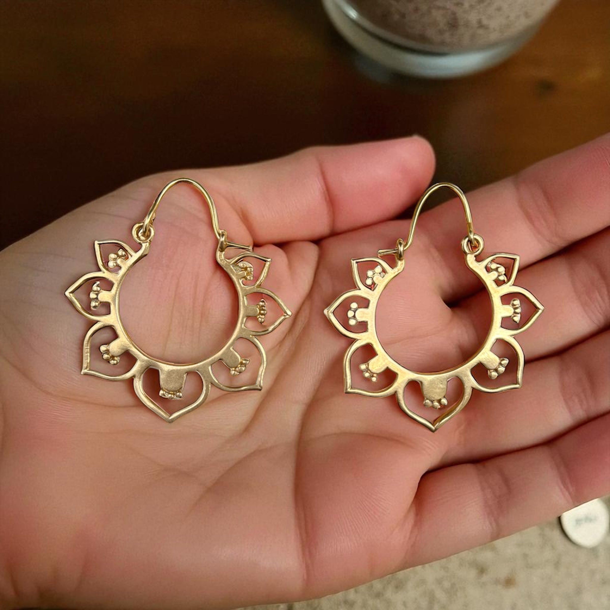 Lotus Bloom Earrings