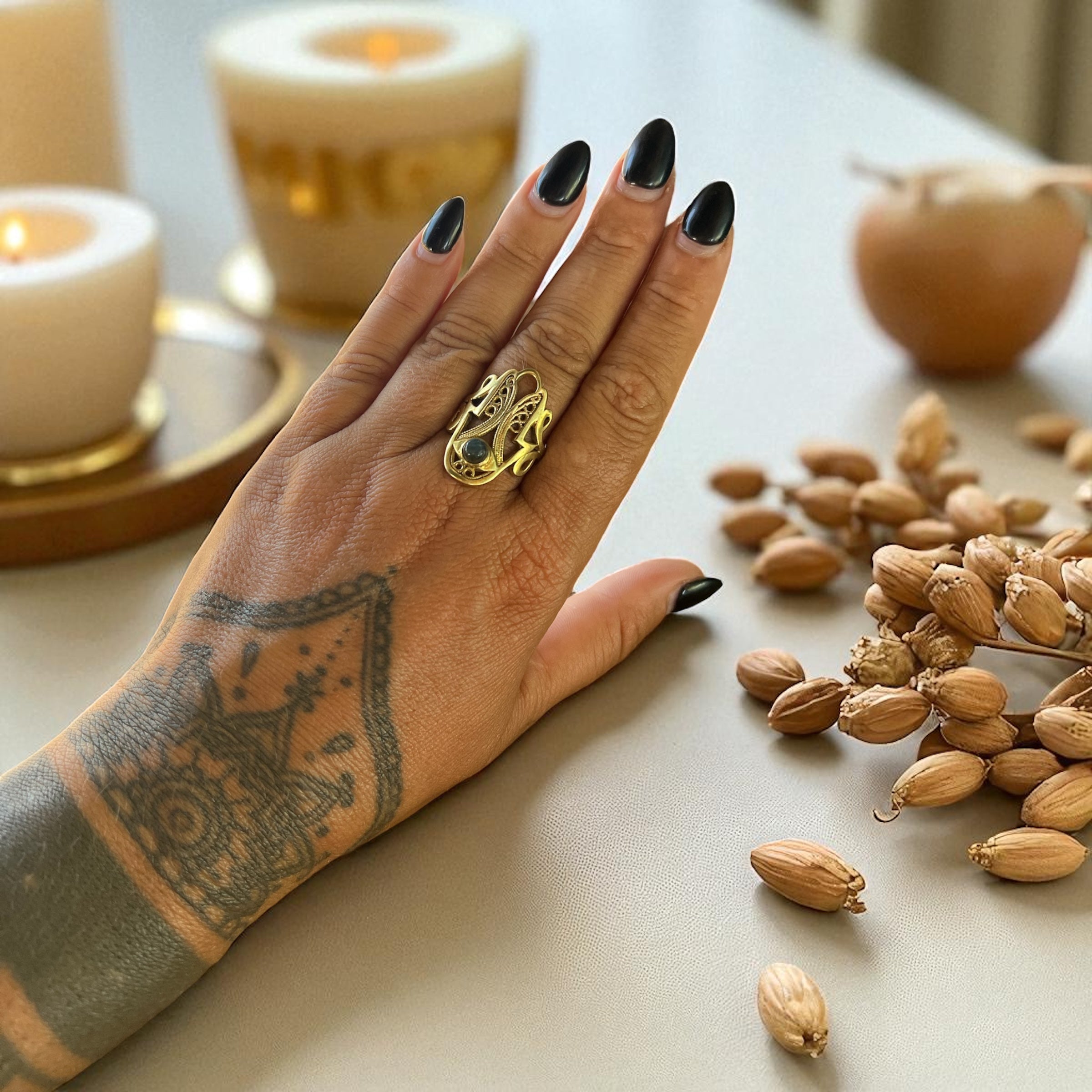 Hamsa Protection Ring