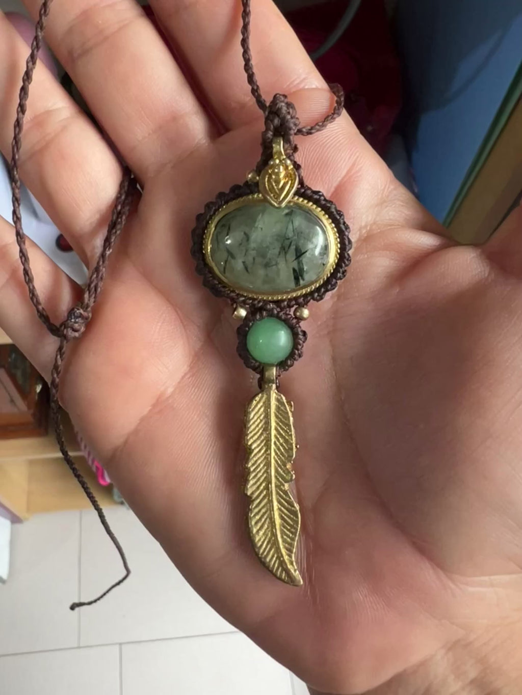 Protection and Growth – Tourmaline Quartz with Green Aventurine